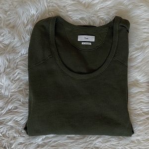 TNA Waffle Knit Crewneck